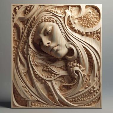 Patterns and decorations stl sleek 1 3d model